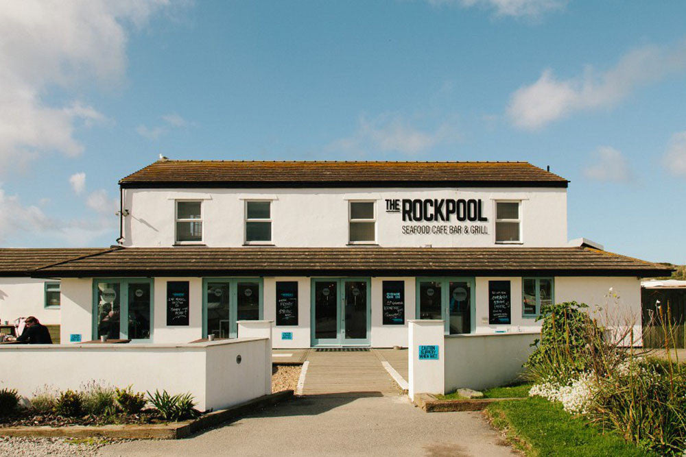 The Rockpool Beach Cafe, Godrevy, Cornwall. Laurie McCall photography exhibition